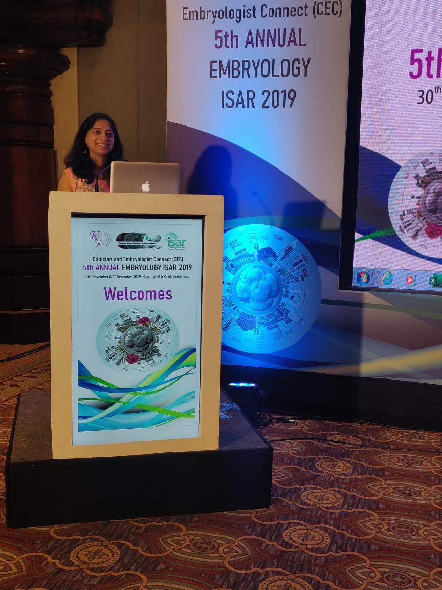 Dr. Kavya at ISAR conference, Bangalore (2)
